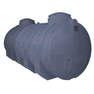 ESTANQUE HORIZONTAL REFORZADO 5400 LT GRIS