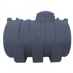 ESTANQUE HORIZONTAL REFORZADO 2000 LT GRIS