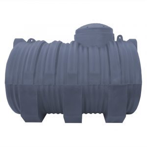 ESTANQUE HORIZONTAL  REFORZADO 2500 LT GRIS